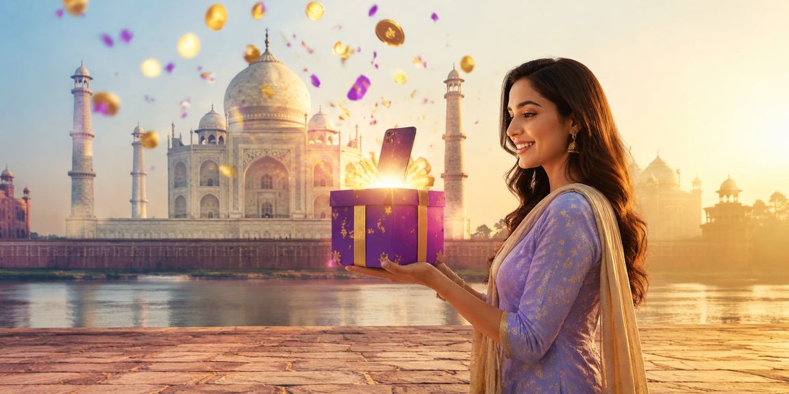 UPI payment interface demonstration with mobile phone showing payment request